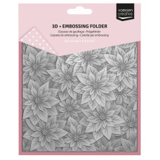 Vaessen Creative - 3D Embossing Folder - Christmas Rose