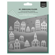 Vaessen Creative - 3D Embossing Folder - Snowy Landscape