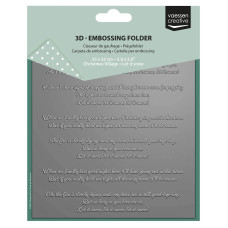 Vaessen Creative - 3D Embossing Folder - Let It Snow