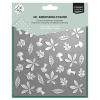 Vaessen Creative - 3D Embossing Folder - Leaves 