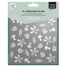 Vaessen Creative - 3D Embossing Folder - Leaves 