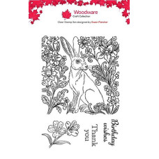 Woodware - Clear Stamp Set - Watchful Hare