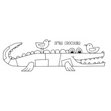 Woodware Clear Singles - Smile Crocodile
