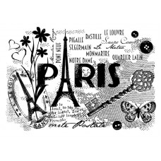 Woodware Clear Singles - Paris Postcard