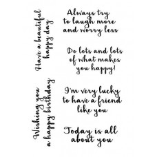 Woodware Clear Singles - Happy Thoughts