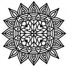 Woodware - Stencil - Aztec Mandala 