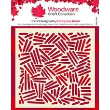 Woodware - Stencil - Cross Hatch 