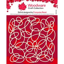 Woodware - Stencil - Oval Mesh