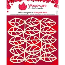 Woodware - Stencil - Leaf Panel 