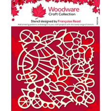 Woodware - Stencil - Doodle Mesh