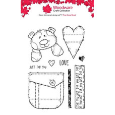 Woodware - Clear Stamp Set - Pocketful of Love