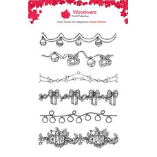 Woodware - Festive Garlands A6 Clear Stamp Set By Gwen Fletcher