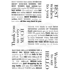 Woodware Clear Singles - Mini Background Greetings Woodware Clear Singles - Mini Background Greetings