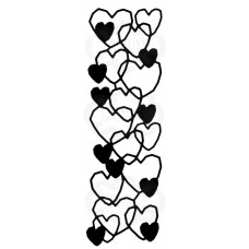 Woodware - Stencil - Heart Mesh