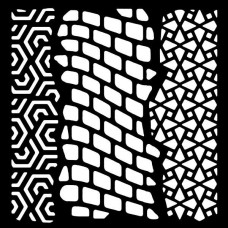 Woodware - Stencil - Trio