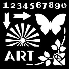 Woodware - Stencil - Art Deco Elements