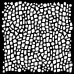 Woodware - 6" x 6" Stencil - Pebble Dash Woodware - 6" x 6" Stencil - Pebble Dash