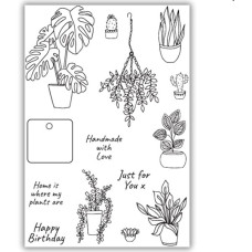 Julie Hickey Designs - My Indoor Garden Stamp Set Julie Hickey Designs - My Indoor Garden Stamp Set